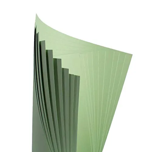 House of Card & Paper Tonpapier, A4, 80 g/m², farbig Pale Green (Pack of 50 Sheets)