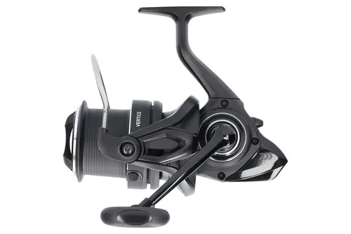 DAIWA 24 Vertice 35-5000C Big Pit Rolle - Angelrollen mit 5 Kugellagern und einer Übersetzung von 4.1:1, ideal für Angler, die große Fänge an Land ziehen möchten. Leichtgewicht mit nur 660 g und einem Schnureinzug von 89 cm pro Umdrehung.