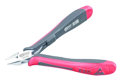 KS Tools ESD Seitenschneider 125 mm - 500.7087 - Zangen mit ESD-Schutz, ideal für präzise Arbeiten in der Elektronik und Elektrotechnik