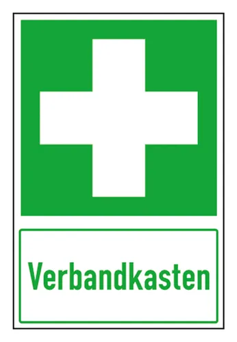 SafetyMarking Schild Alu 300 x 200 mm Verbandkasten - 15.0074