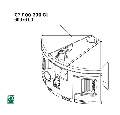 JBL Aquarienpumpe Ersatzteil CP i_gl 100/200 Pumpenkopf - Aquarium-Pumpen, Hochwertiger Pumpenkopf für zuverlässige Wasserzirkulation und optimale Sauerstoffversorgung in Ihrem Aquarium.
