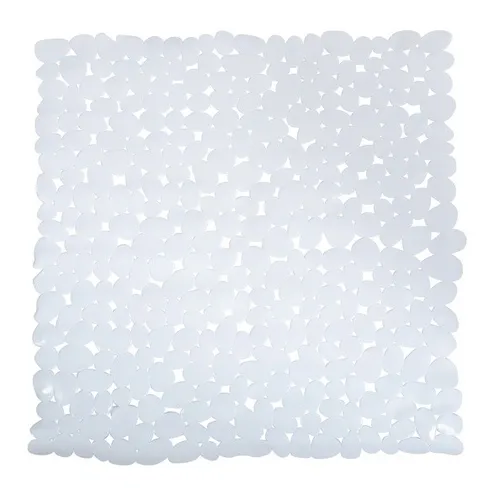 MSV Duschmatte Badematte Duscheinlage 53x53 Dusche rutschfest Saugnäpfe Weiß