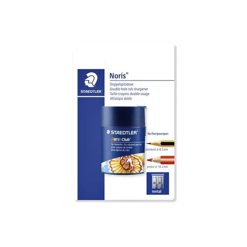 Staedtler - Noris Doppel-Bleistiftspitzer mit Blister-Auffangschale