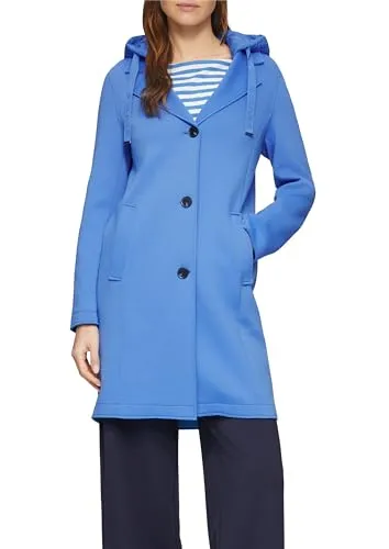s.Oliver Scubamantel mit Abnehmbarer Kapuze in Royalblau, Größe 40 - Funktionsjacke mit regulärer Passform und abnehmbarer Kapuze, ideal für vielseitige Styles und wetterfeste Outfits.