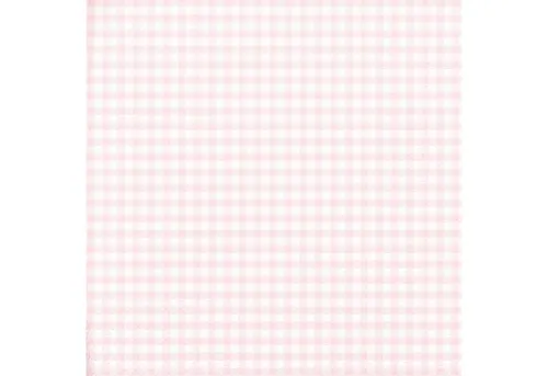ti-flair Papierserviette, Servietten Papier 33x33cm 3-lag. kariert 20 Stück Rosa / Weiß