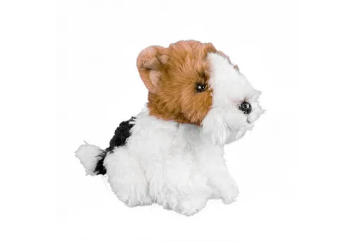 Teddys Rothenburg Kuscheltier Foxterrier sitzend braun/weiß/schwarz 18 cm Plüschhund