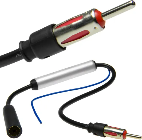 Antennen Signal Verstärker 20dB - Sonstiges Kabelzubehör für verbesserten Radioempfang, verstärkt das Signal um 20dB und sorgt für störungsfreies Hören Ihrer Lieblingssender.