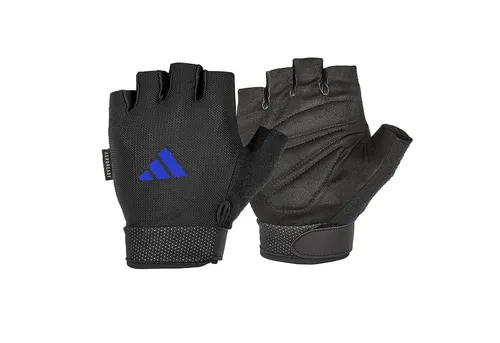 adidas Performance Trainingshandschuhe Essential Adjustable Gloves - Blau/L Mit Aeroready-Kühltechnologie