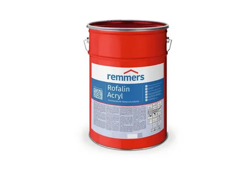 Remmers Rofalin Acryl - 20 Liter Schutzfarbe für Holz - Lacke für Innen und Außen, umweltfreundlich, dauerelastisch und schlagregenfest. Schützt Holz und viele andere Untergründe jahrelang vor Witterungseinflüssen.