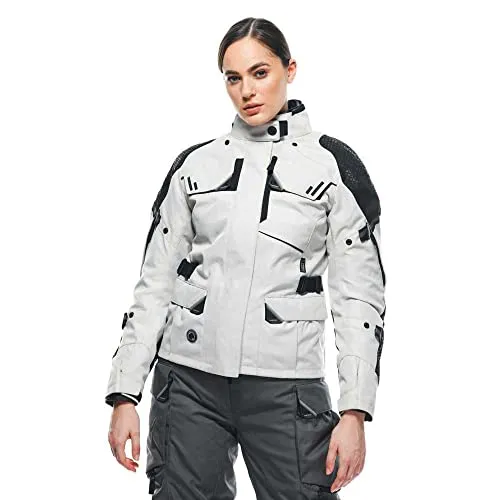 Dainese - Ladakh 3L D Dry Lady Jacket, Wasserdichte Motorrad Touring Jacke, Schulter Und Ellbogenprotektoren, 4 Jahreszeiten, Damen Motorradjacke, Vapor Blau/Schwarz, 38