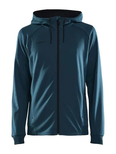 Craft Kapuzenjacke ADV Unify - Tealblau Herren, Größe XL - Funktionsjacke aus 100% Recyclingpolyester, ergonomische Passform und praktische zwei Taschen für maximalen Komfort und Funktionalität.