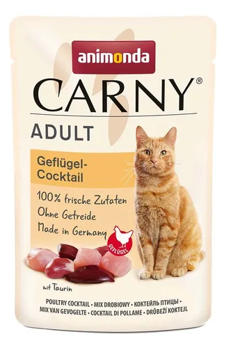 ANIMONDA Carny Adult Poultry cocktail - nassfutter für Katzen - 85 4017721830843