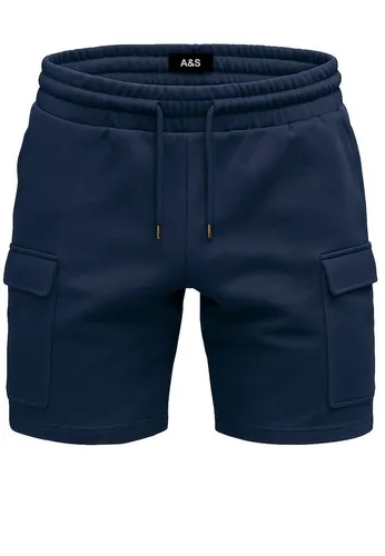 Egomaxx Sweatshorts Mit Cargo-Details und komfortablem Sitz Sweat Cargo