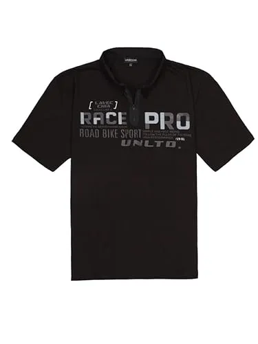 Lavecchia Herren Poloshirt 7XL - Schwarz - Poloshirt für Herren in Übergrößen, ideal für starke Männer. Hoher Tragekomfort und lockere Passform sorgen für ein lässiges Outfit in Premiumqualität.