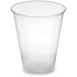 Trinkbecher (PP) klar Ø95mm 0,3L [50 St.]