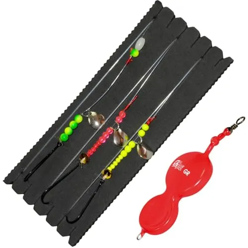 Dieter Eisele Butt-Löffel System rot, 3 Vorfächer + 1 Buttlöffel, Gewicht:90g