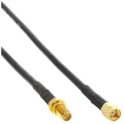 InLine® WLAN Kabel, R-SMA-Stecker auf R-SMA-Kupplung, 5m Kabel Telefon- und WLAN-Kabel