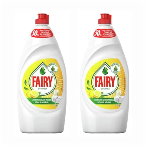 Geschirrspüler | FAIRY | Zitronengelb | 2x900 ml Set |