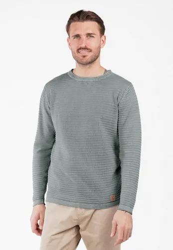 Key Largo Rundhalspullover MST KLMANUEL round blau S - Bequemer Rundhalspullover aus 100% Baumwolle in Jeansblau, ideal für Freizeit und Alltag. Pflegeleicht und angenehm zu tragen.