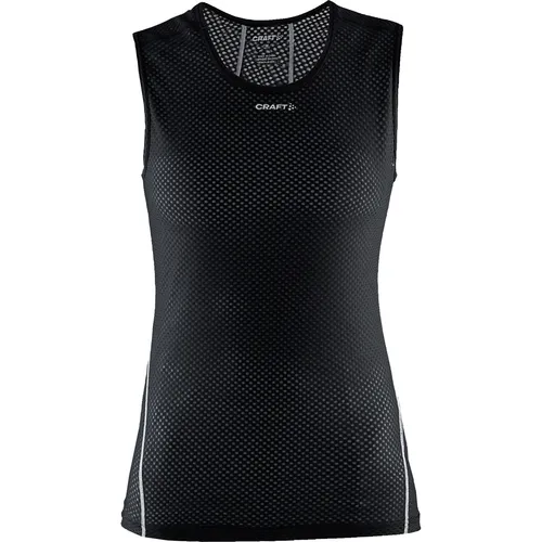 Craft Pro Cool Mesh Superlight Sleeveless Top für Damen - Schwarz XL - Funktionsunterwäsche für Damen, superleichtes Mesh-Material sorgt für optimale Kühlung und Belüftung bei intensiven Trainingseinheiten.