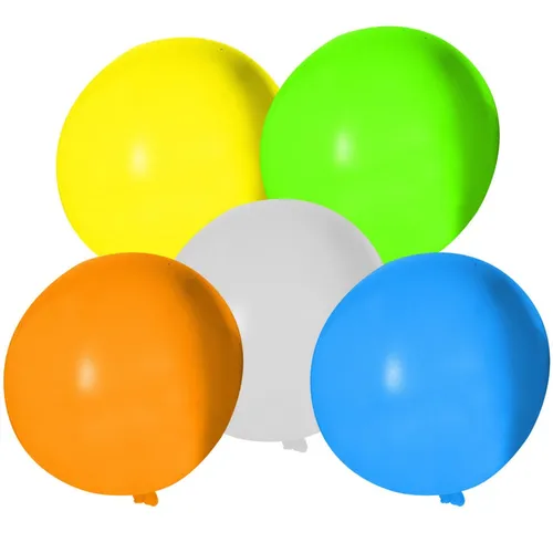 Riethmueller XXL-Latexballon Ø 61 cm 5-fach sortiert in gelb von Riethmueller