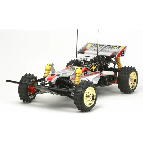 Tamiya 58517 Super Hotshot 2012 1:10 RC Buggy - 1:10 RC Buggy mit Allradantrieb, ideal für Off- und Onroad-Abenteuer, inklusive Brushless Motor für maximale Leistung und Spaß.