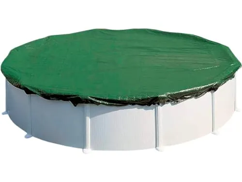 Planet Pool Abdeckplane für 450cm Rund Pools - Hochwertige Poolabdeckung für Rund Pools, 94 g/m², bietet optimalen Winterschutz und ganzjährige Pflege für Ihr Schwimmbecken.