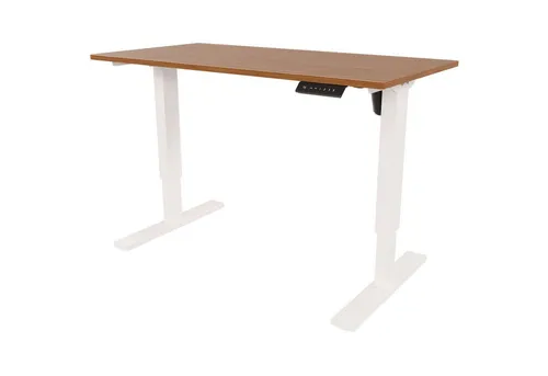Bisley E-StarterTech Schreibtisch - Höhenverstellbar, 140x60 cm - Der Bisley E-StarterTech ist ein elektrischer Schreibtisch mit individueller Höhenverstellung (70-112 cm) für flexibles Arbeiten im Home Office oder Small Office. Robuste Tischplatte mit hoher Kratzfestigkeit.