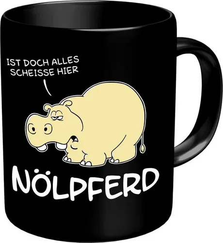 Kaffee- & Teebecher Schwarz von RAHMENLOS