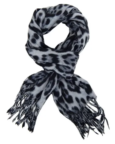 Ella Jonte Modeschal, Leopard beige braun oder grau Herbst Winterschal Animalprint
