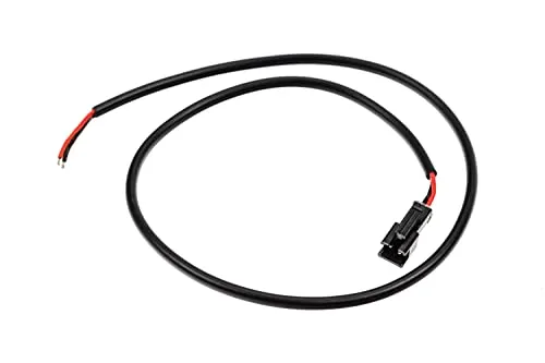 Fahrrad Licht Kabel Zweiadrig mit Stecker 500mm Bike Beleuchtung Light Cable