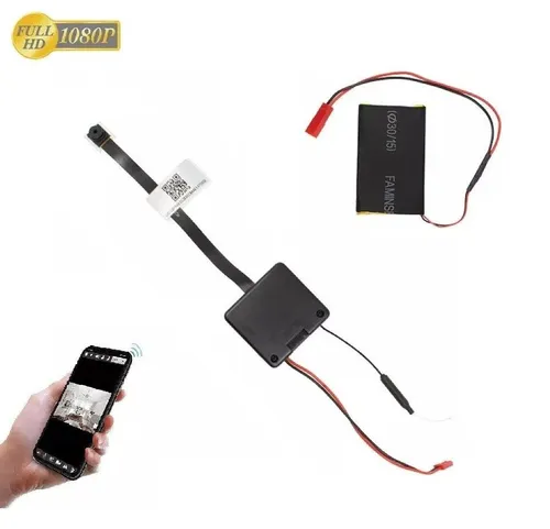 SpionProfi Mini Überwachungskamera Wifi - Full HD Live App - Überwachungskamera mit Full HD Auflösung, weltweit live über App zugänglich und mit Bewegungsmelder ausgestattet. Ideal für diskrete Videoüberwachung.