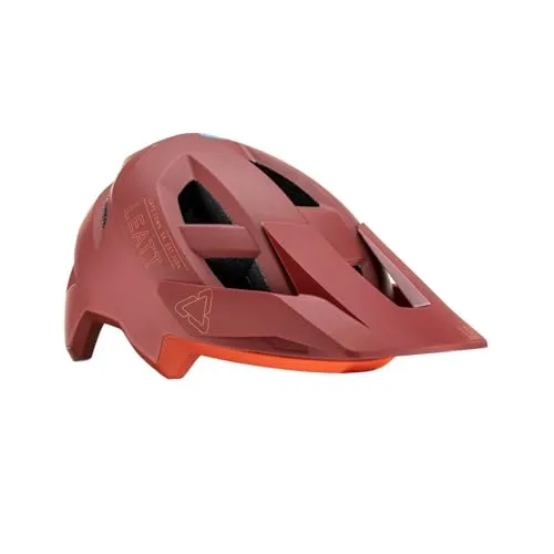Leatt Trail All Mountain Helm Mtb Enduro 2.0 Rot - Fahrradhelm für Enduro und Trail, bietet maximalen Schutz und Komfort mit innovativem Belüftungssystem.