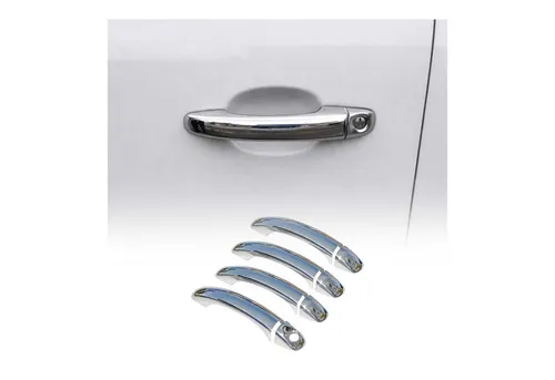 Türgriffe EDELSTAHL Chrom für VW TOUAREG Typ 7L - Türschutzleisten aus hochwertigem Chrom, passend für VW Touareg 2002-2010, verleihen Ihrem Fahrzeug einen edlen Look und schützen gleichzeitig die Türgriffe.