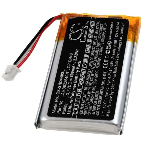 Akku kompatibel mit Sennheiser Typ AHB622540N1, 3,7V, Li-Polymer