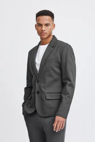 Blend Sakko Blazer grau 48 - Modischer Herren Blazer, elastisch und pflegeleicht, ideal für Business- und Abendanlässe, Größe 48, mit Reverskragen und Klappentaschen.