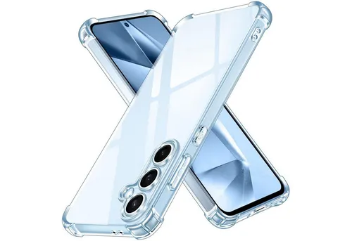 CoolGadget Handyhülle Anti Shock Rugged Case für Samsung Galaxy S24 FE 6,7 Zoll, Slim Cover mit Kantenschutz Schutzhülle für Samsung S24 FE 5G Hülle