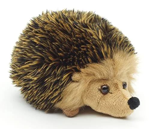Uni-Toys - Igel Gold-braun - 15 cm (Länge) - Plüsch-Waldtier - Plüschtier, Kuscheltier