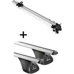 VDP Fahrradträger Bike Pro + Dachträger VDP kompatibel mit für Land Rover Evoque 5 Türer ab 2011