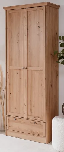 Furn.Design Mehrzweckschrank Rubik in Eiche Artisan, 80 cm - Mehrzweckschrank im Landhausstil mit flexibler Inneneinteilung und 5 höhenverstellbaren Einlegeböden – ideal für vielseitige Stauraumlösungen.