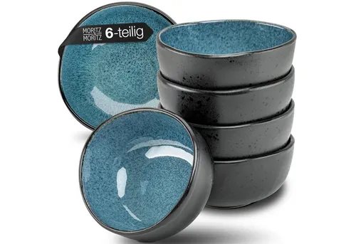 Moritz & Moritz ORGANIC Müslischalen Set 6-teilig Blau in blau von Moritz & Moritz