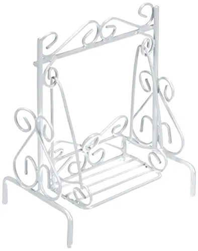 Hollywoodschaukel, weiß, 7x5x9cm, SB-Btl 1Stück von Rayher