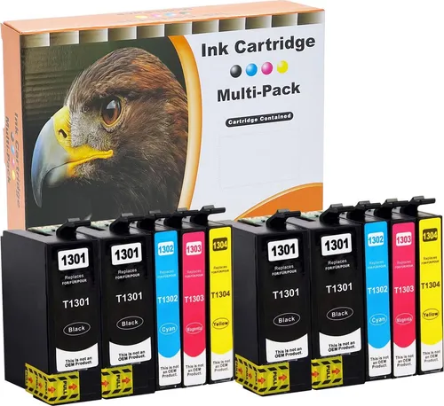 D&C Tintenpatronen ersetzt Epson T130x-10er Set (B/C/M/Y)