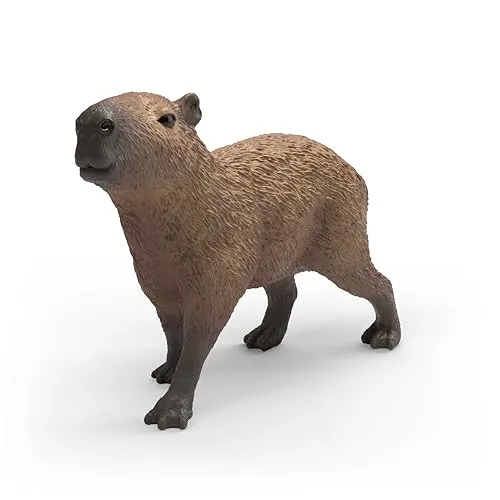 SCHLEICH WILD Life | Capybara 14934 | detailgetreue Tierfigur & Sammelfigur | Zoo Spielzeug | Geschenk für Jungen und Mädchen | Deko für Geburtstag | Spielfigur ab 3 Jahren | 7 x 3 x 5 cm