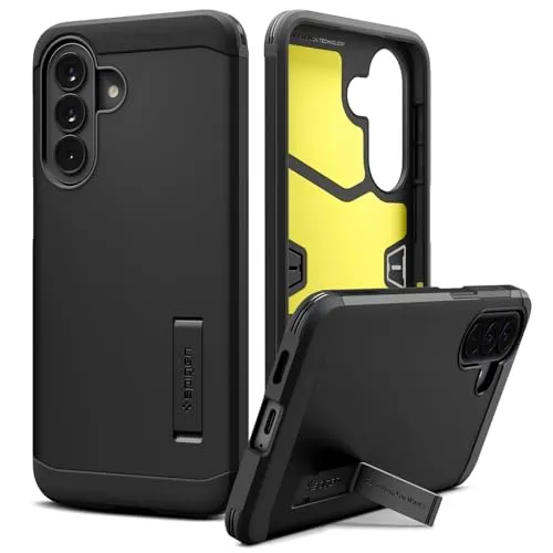 Spigen Tough Armor - Schwarz - Samsung Galaxy A57 5G - Robuste Spigen Tough Armor Handy-Schutzhülle für Samsung Galaxy A57 5G. Optimaler Schutz und elegantes Design in Schwarz, ideal für den täglichen Gebrauch.