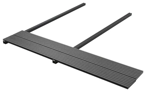 vidaXL Terrassendiele 16 Stück Grau WPC - Moderne Dielenplatte aus stabilen WPC-Material, anthrazitfarben und elegant strukturiert. Ideal für temporäre Flächen wie Terrassen oder Decks. Komplettset für einfache Installation inklusive Clips und Schrauben.