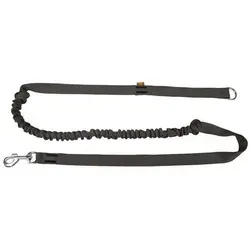 DINGO Hundeleine mit Schockabsorber zum Laufen - schwarz von Dingo