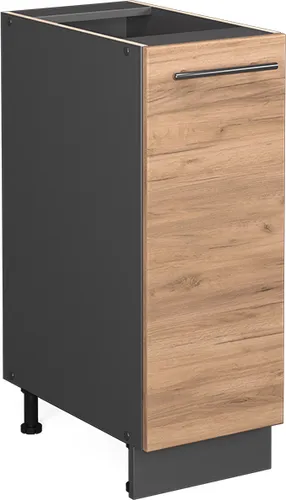 Vicco Apothekerschrank Fame-Line, Goldkraft Eiche/Anthrazit