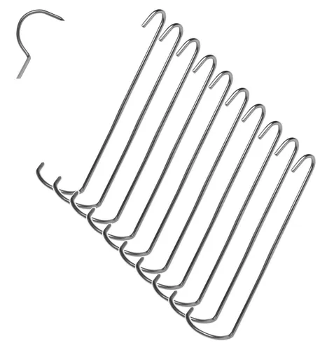 Stück Räucherhaken Standard 12cm smoking hooks Fisch Räuchern Forelle Aal 10