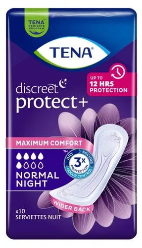 Tena – Diskrete Inkontinenzprodukte für den täglichen Gebrauch – 10 Stück